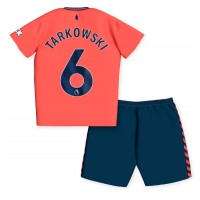 Everton James Tarkowski #6 Bortadräkt Barn 2023-24 Kortärmad (+ Korta byxor)